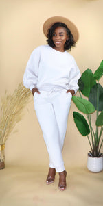 Load image into Gallery viewer, Just That Solid| Sweat suit set
