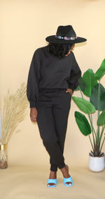 Load image into Gallery viewer, Just That Solid| Sweat suit set
